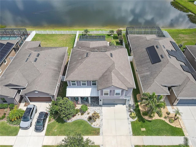 11684 Brighton Knoll Loop, Riverview, FL 33579 - aerial perspective of suburban area featuring a large body of water