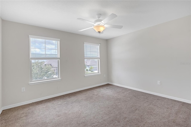 11684 Brighton Knoll Loop, Riverview, FL 33579 - unfurnished room featuring carpet flooring, baseboards, and ceiling fan