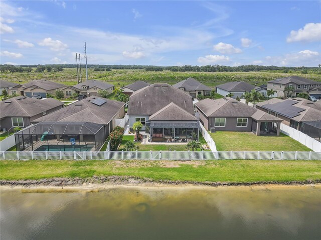 11684 Brighton Knoll Loop, Riverview, FL 33579 - aerial view of residential area featuring a large body of water