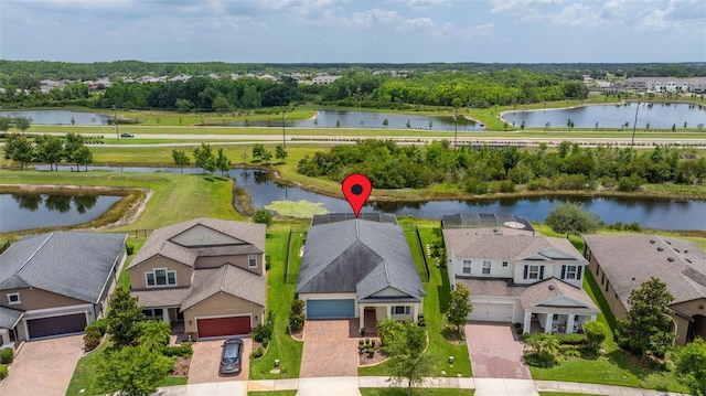 3972 Wisdom Trl, Land O Lakes, FL 34638 - aerial view of residential area featuring a nearby body of water