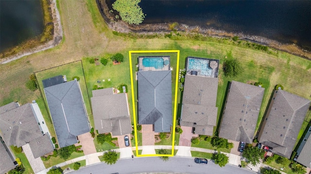 3972 Wisdom Trl, Land O Lakes, FL 34638 - aerial perspective of suburban area with property parcel outlined