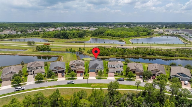 3972 Wisdom Trl, Land O Lakes, FL 34638 - aerial view of residential area featuring a nearby body of water