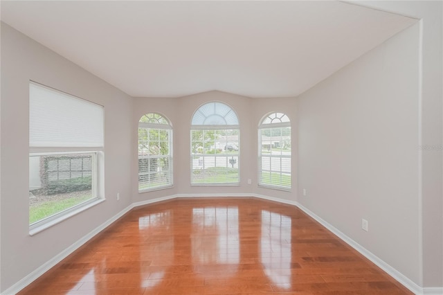 11741 Teapot Ct, Spring Hill, FL 34609 - empty room featuring healthy amount of natural light, light wood-style flooring, and baseboards