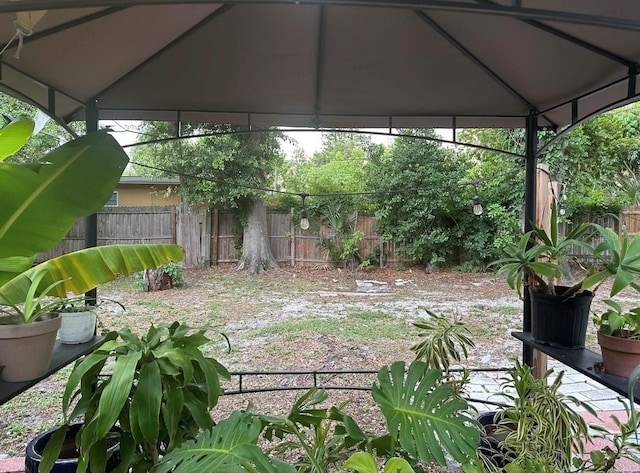 6741 4th Ave N, Saint Petersburg, FL 33710 - view of yard with a gazebo