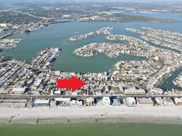 14147 Palm St, Madeira Beach, FL 33708 - view of property location with a nearby body of water and numerous boat docks