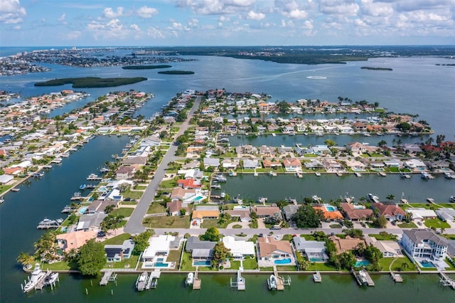 710 116th Ave, Treasure Island, FL 33706 - aerial view of residential area featuring a nearby body of water