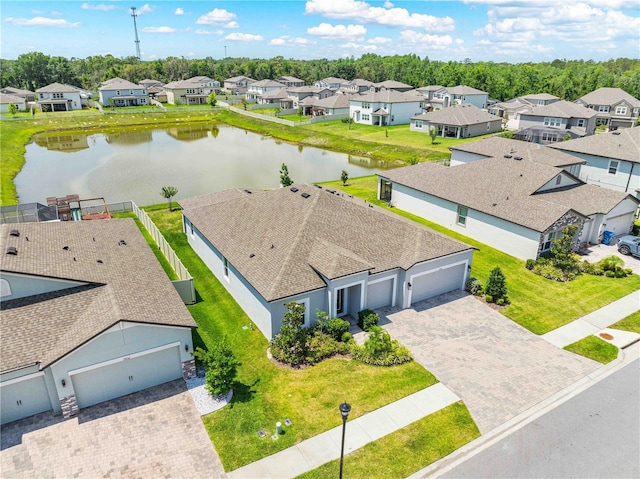 17618 Cortes Creek Blvd, Spring Hill, FL 34610 - aerial view of residential area with a nearby body of water