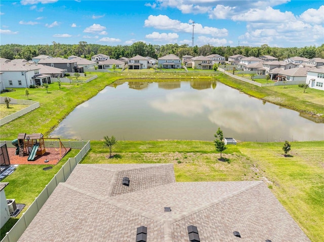 17618 Cortes Creek Blvd, Spring Hill, FL 34610 - aerial view of residential area with a nearby body of water