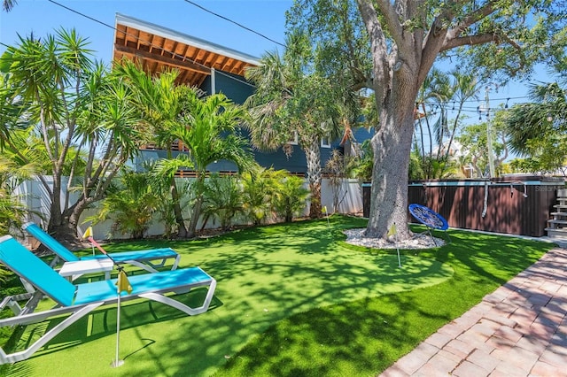 1210 Bay Pine Blvd, Indian Rocks Beach, FL 33785 - view of yard with a putting green