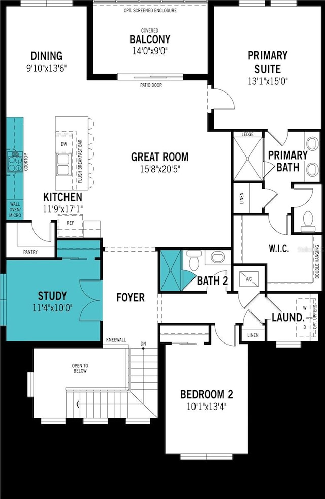 17420 Moonflower Dr Unit 201, Venice, FL 34293 - room layout