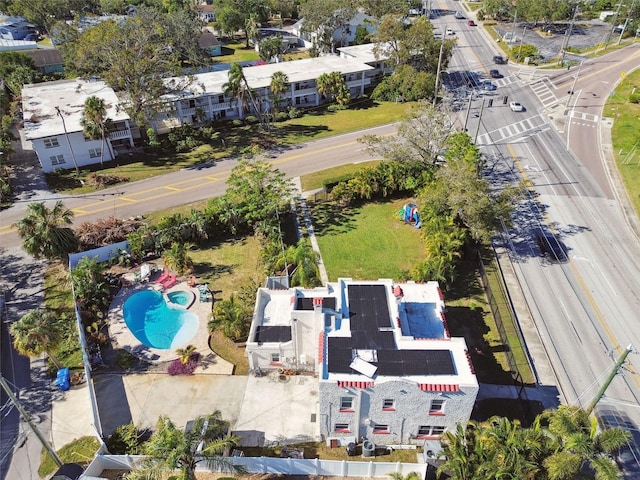 1020 38th Ave N, Saint Petersburg, FL 33704 - drone / aerial view of a pool area