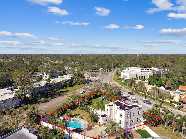 1020 38th Ave N, Saint Petersburg, FL 33704 - view of property location with property boundaries highlighted