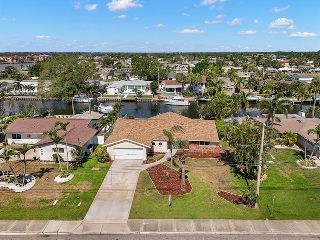 3932 Shore Acres Blvd NE, Saint Petersburg, FL 33703 - aerial perspective of suburban area with a large body of water
