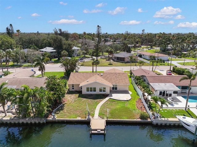 3932 Shore Acres Blvd NE, Saint Petersburg, FL 33703 - aerial view of residential area with a large body of water