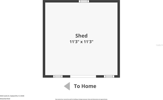 3542 Castle Dr, Zephyrhills, FL 33540 - property floor plan