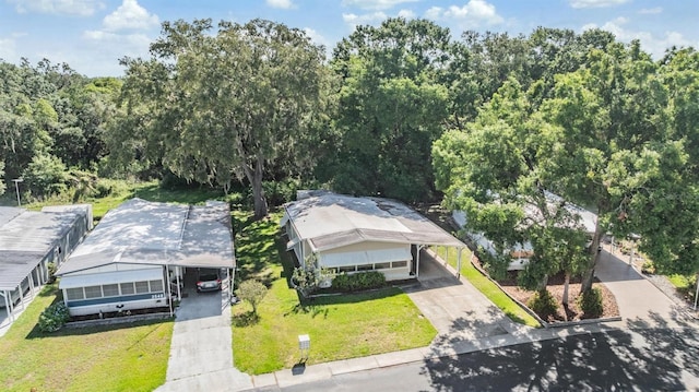 3542 Castle Dr, Zephyrhills, FL 33540 - aerial view of property and surrounding area
