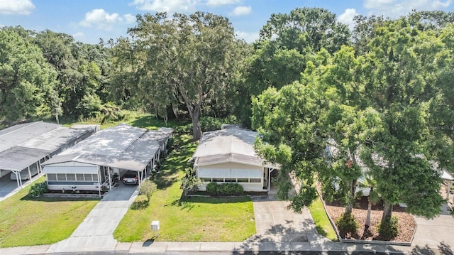 3542 Castle Dr, Zephyrhills, FL 33540 - view from above of property