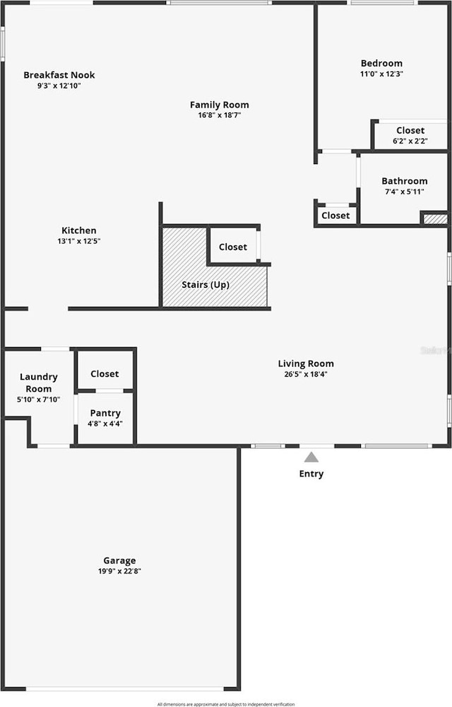 7249 Bridgeview Dr, Wesley Chapel, FL 33545 - view of floor plan / room layout
