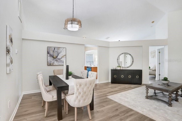 4921 Wessex Way, Land O Lakes, FL 34638 - dining room with light wood-style floors and baseboards