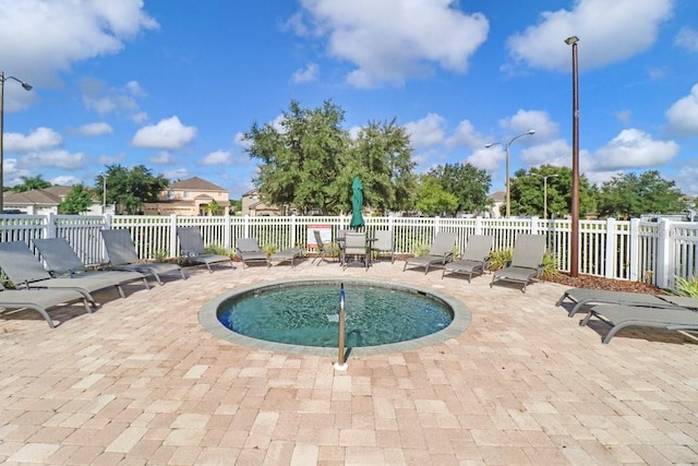 4921 Wessex Way, Land O Lakes, FL 34638 - view of pool featuring a patio area, a swimming pool, and a fenced backyard