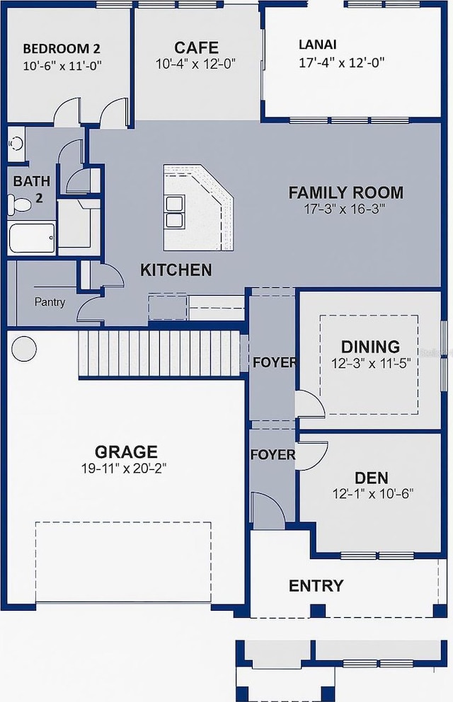 3952 Aldea Way, Wesley Chapel, FL 33543 - floor plan / room layout