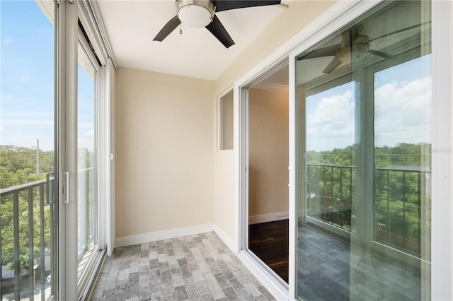 3211 W Swann Ave Unit 605, Tampa, FL 33609 - balcony featuring ceiling fan