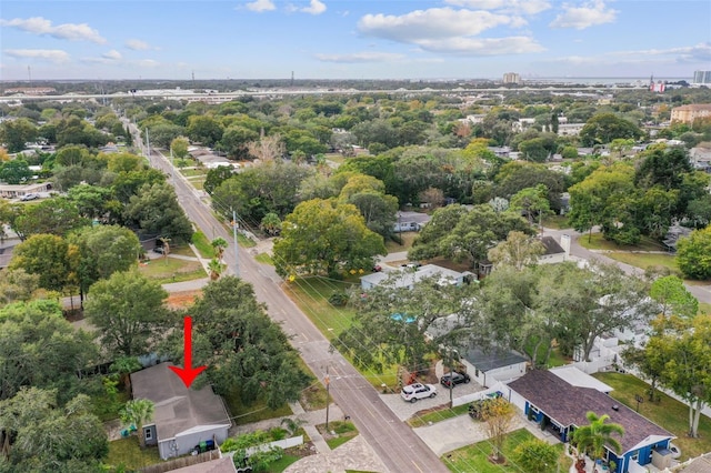 4324 S Clark Ave, Tampa, FL 33611 - aerial view of property and surrounding area featuring a tree filled landscape