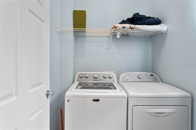501 Knights Run Ave Unit 5103, Tampa, FL 33602 - laundry area with separate washer and dryer