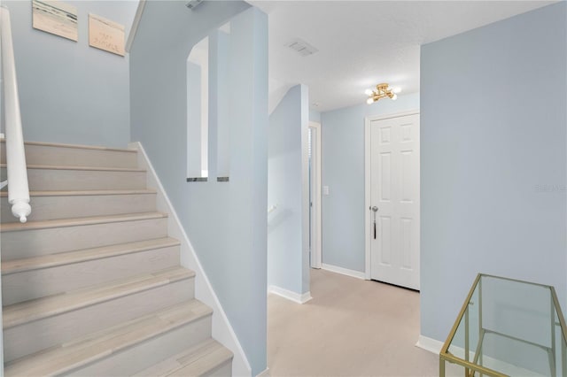501 Knights Run Ave Unit 5103, Tampa, FL 33602 - stairway featuring baseboards