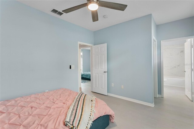 501 Knights Run Ave Unit 5103, Tampa, FL 33602 - bedroom featuring ceiling fan and baseboards