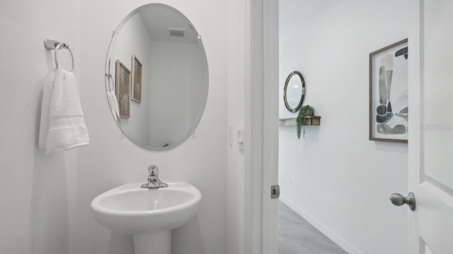 4401 Sand Dollar Way, Zephyrhills, FL 33541 - bathroom featuring a sink