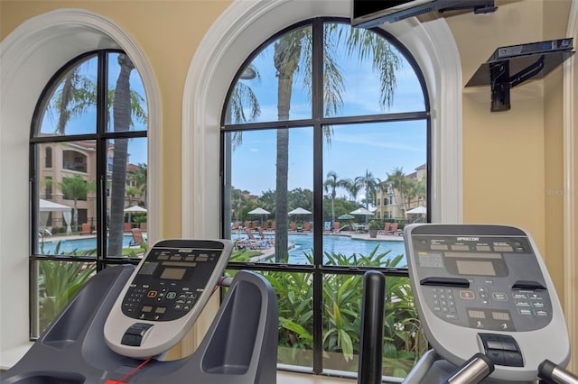 2705 Via Murano Unit 127, Clearwater, FL 33764 - view of gym