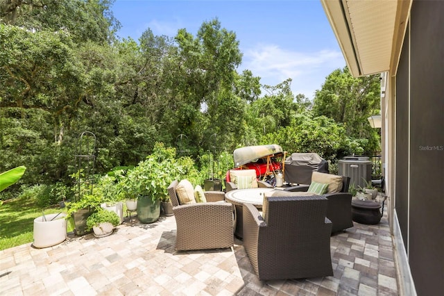 5332 Riverwalk Preserve Dr, New Port Richey, FL 34653 - view of patio with grilling area and outdoor dining space