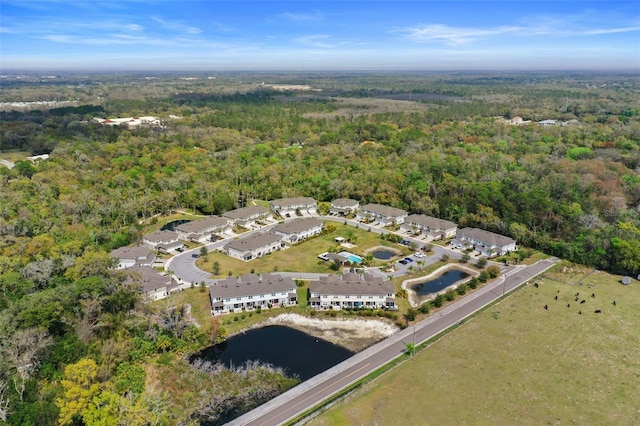 5332 Riverwalk Preserve Dr, New Port Richey, FL 34653 - view of property location with a heavily wooded area and a nearby body of water