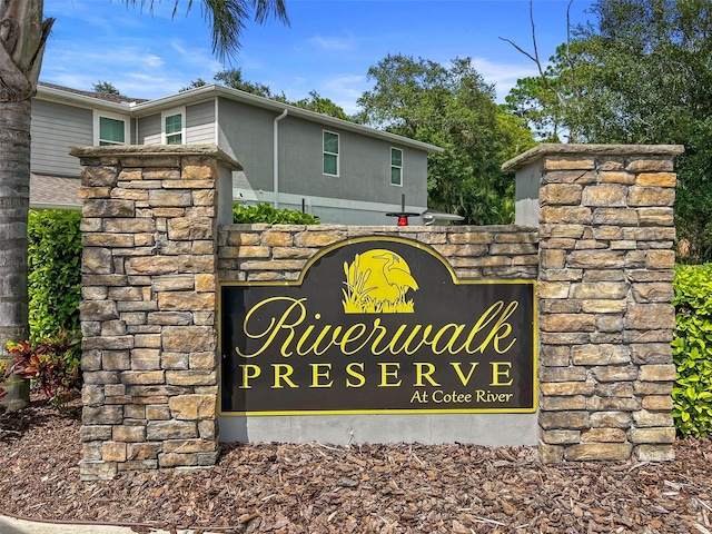 5332 Riverwalk Preserve Dr, New Port Richey, FL 34653 - view of community sign