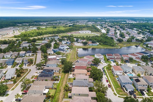3351 Lintower Dr, Land O Lakes, FL 34638 - aerial overview of property's location with a nearby body of water and nearby suburban area