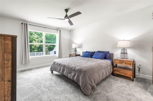 30273 Marquette Ave, Wesley Chapel, FL 33545 - bedroom featuring carpet flooring, baseboards, and ceiling fan