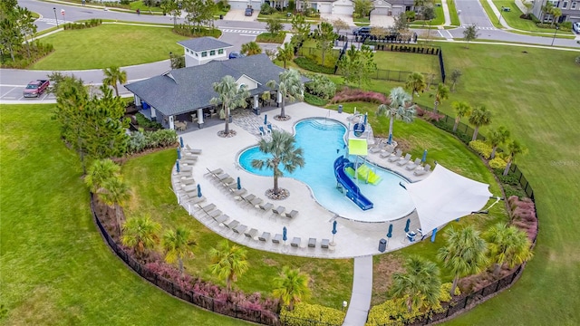 30273 Marquette Ave, Wesley Chapel, FL 33545 - aerial view of a pool