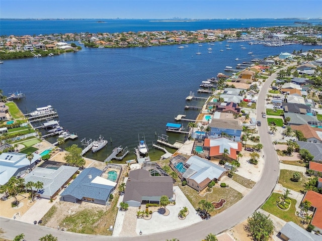 6322 Cocoa Ln, Apollo Beach, FL 33572 - aerial view of residential area with a large body of water
