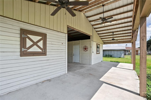 9780 Allen Rd, Lithia, FL 33547 - view of patio / terrace featuring a ceiling fan
