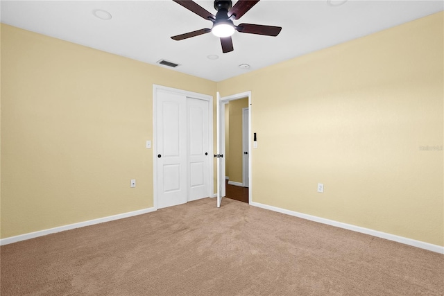 9780 Allen Rd, Lithia, FL 33547 - empty room with a ceiling fan, light carpet, and baseboards