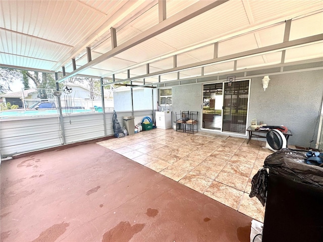 3181 Deltona Blvd, Spring Hill, FL 34606 - garage featuring a pool