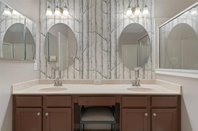 6303 Gentle Ben Cir, Wesley Chapel, FL 33544 - bathroom featuring double vanity