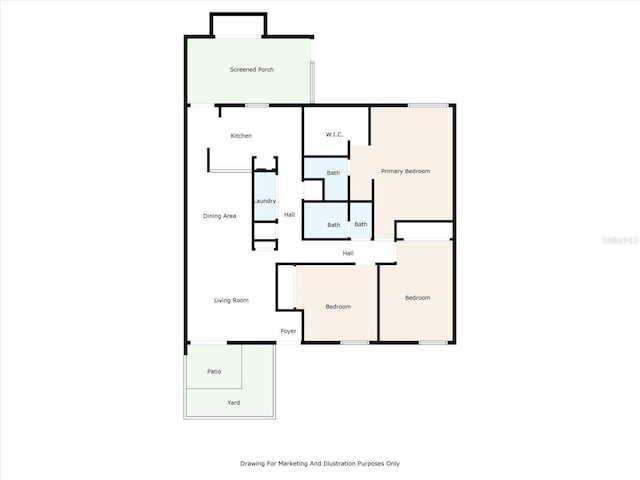 8630 Cattail Dr Unit 8630, Temple Terrace, FL 33637 - home floor plan
