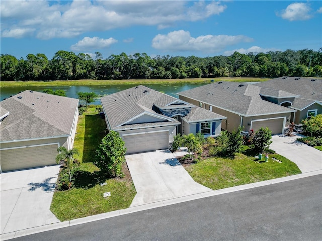 2247 Midnight Pearl Dr, Sarasota, FL 34240 - aerial view of property and surrounding area with a large body of water