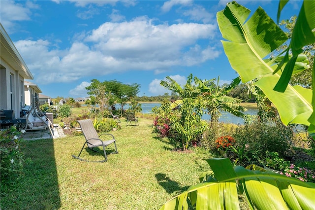 2247 Midnight Pearl Dr, Sarasota, FL 34240 - view of grassy yard with a water view