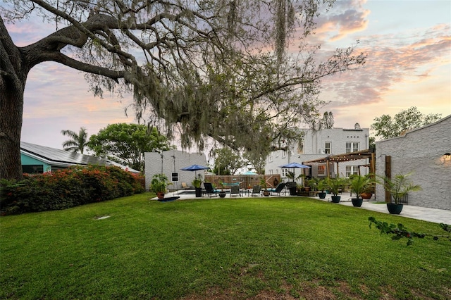 6251 4th Ave S, Saint Petersburg, FL 33707 - view of yard featuring a patio area and a pergola