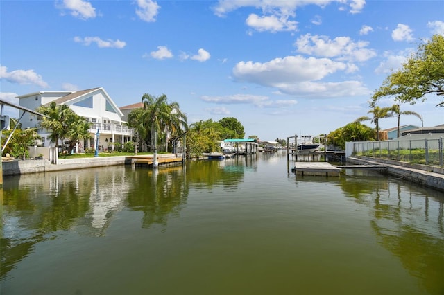 13920 Berkowitz Ave, Hudson, FL 34667 - dock area featuring a water view