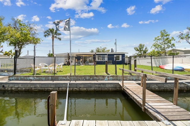 13920 Berkowitz Ave, Hudson, FL 34667 - dock area with a water view