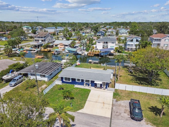 13920 Berkowitz Ave, Hudson, FL 34667 - aerial view of residential area with a nearby body of water